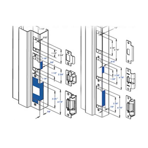 Trine TRINE: Enhanced 323478LC ANSI Grade 1 Electric Strike Kit TRN-323478LC-32D